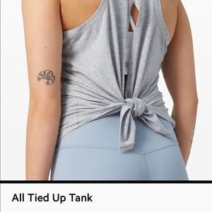 Lululemon all tied up tank